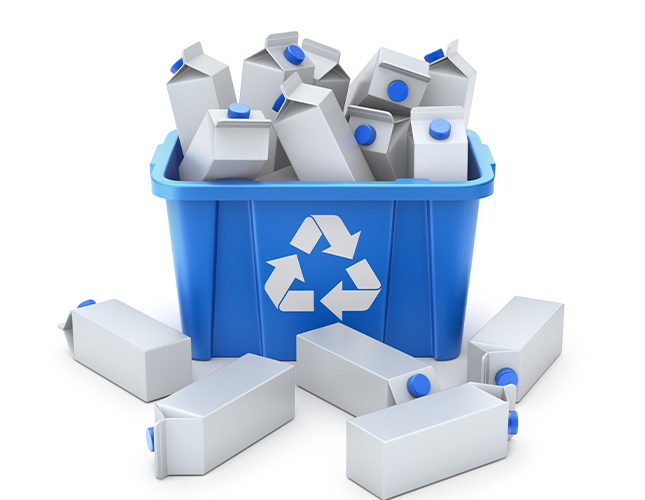 Recyclage du carton multicouches