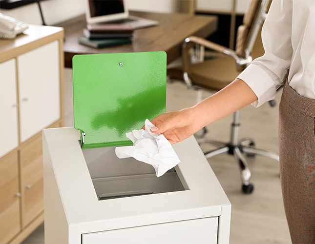 recyclage dans les complexes multilogements ou les bureaux